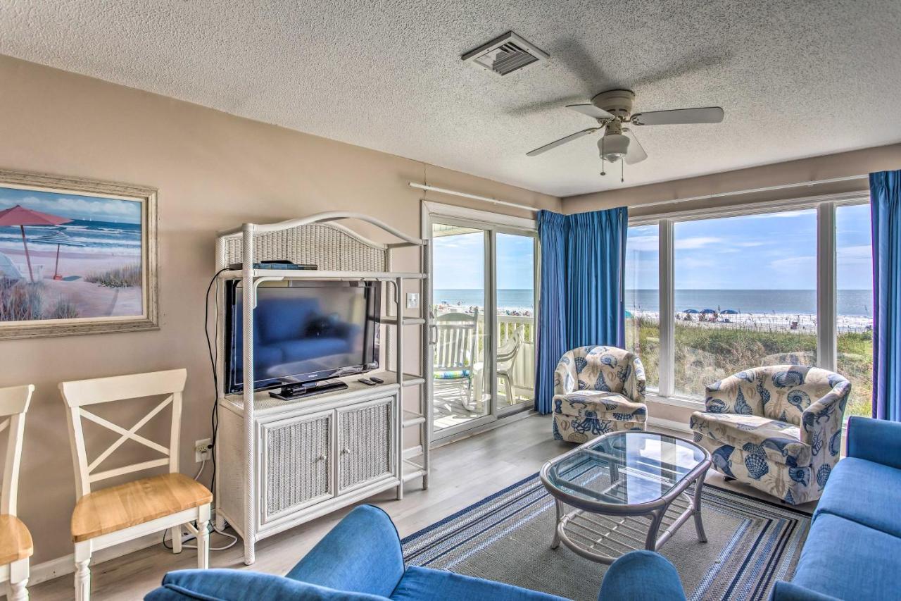 Sunny Windy Hill Beachfront Condo With Private Patio Myrtle Beach Zewnętrze zdjęcie