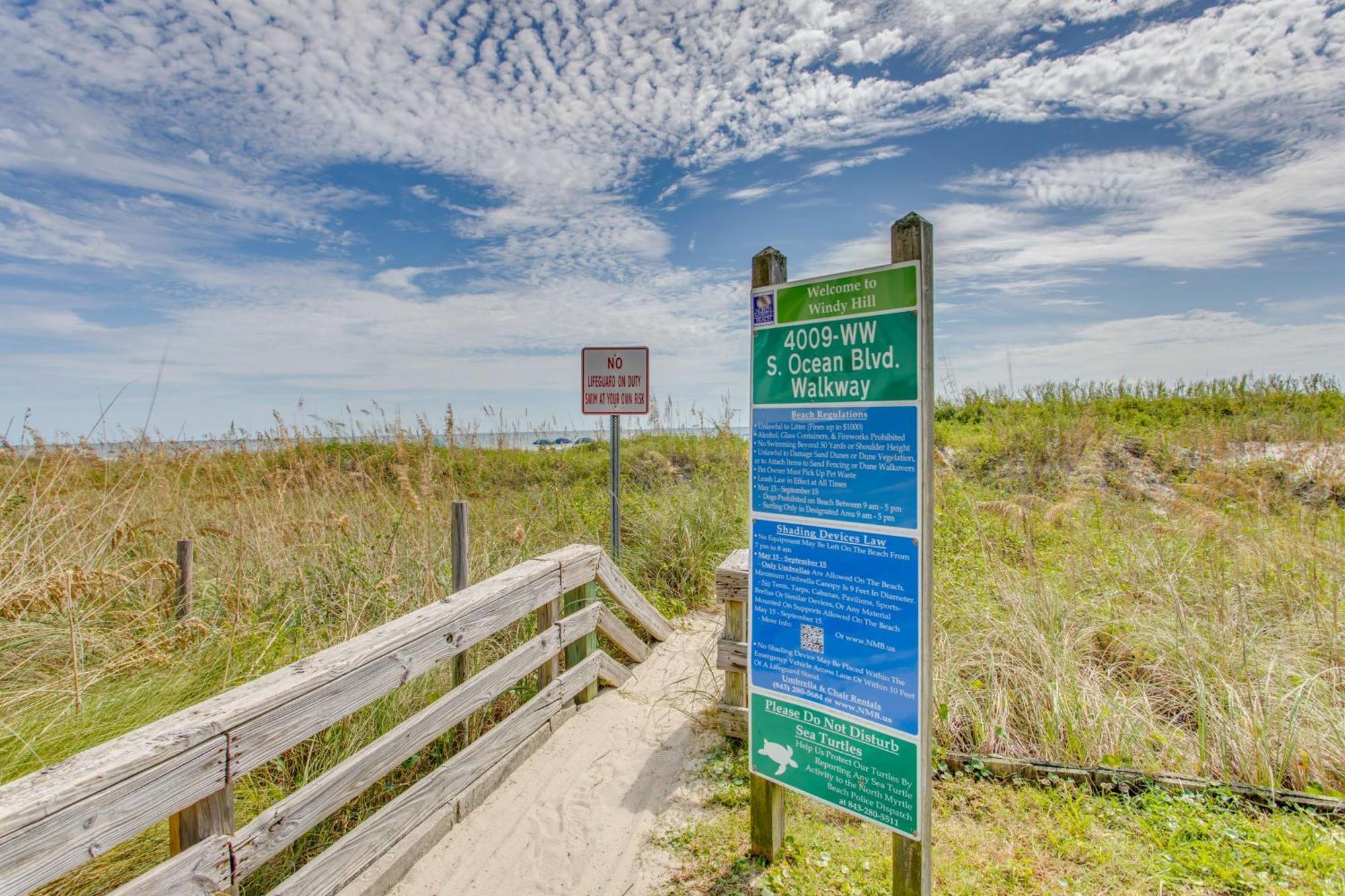 Sunny Windy Hill Beachfront Condo With Private Patio Myrtle Beach Zewnętrze zdjęcie