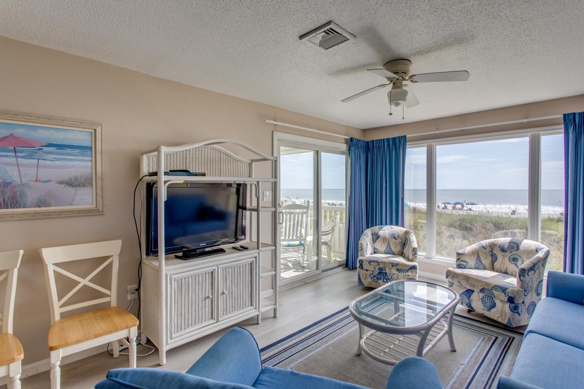 Sunny Windy Hill Beachfront Condo With Private Patio Myrtle Beach Zewnętrze zdjęcie